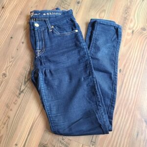 7 For All Mankind the Skinny Jeans Size 26